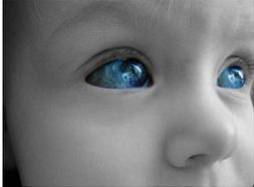dans les yeux d'un enfant